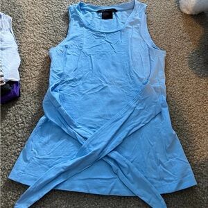 Armani Exchange Light Blue Tank Top